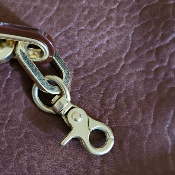 Tory Burch caramel/brown leather transformer bucket/ shoulder big bag - Picture 14 of 14